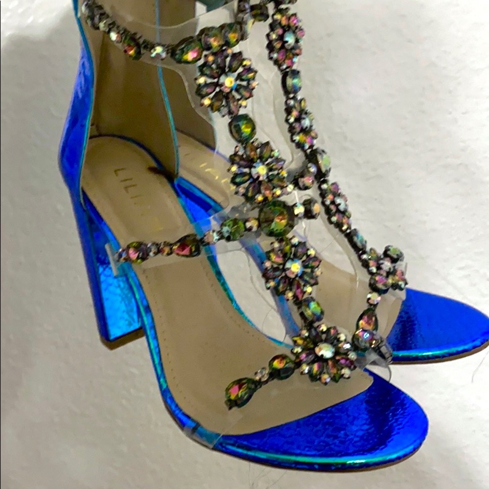Blue heels